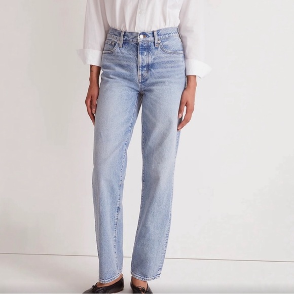 Madewell Denim - Madewell Tall Low-Slung Straight Jeans, Size 27 Tall (EUC)